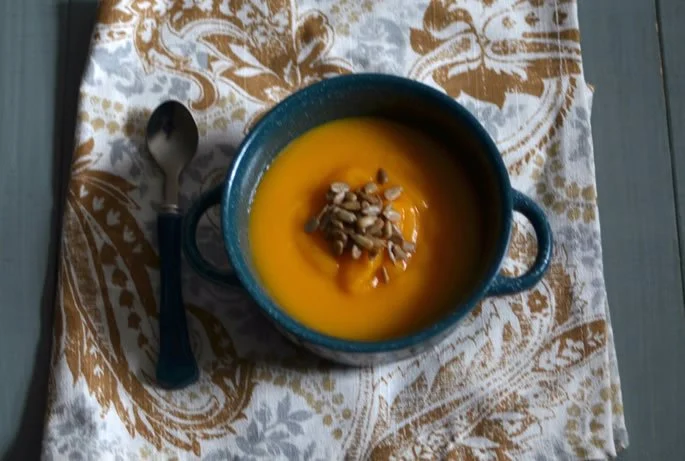 Sopa de calabaza moscada